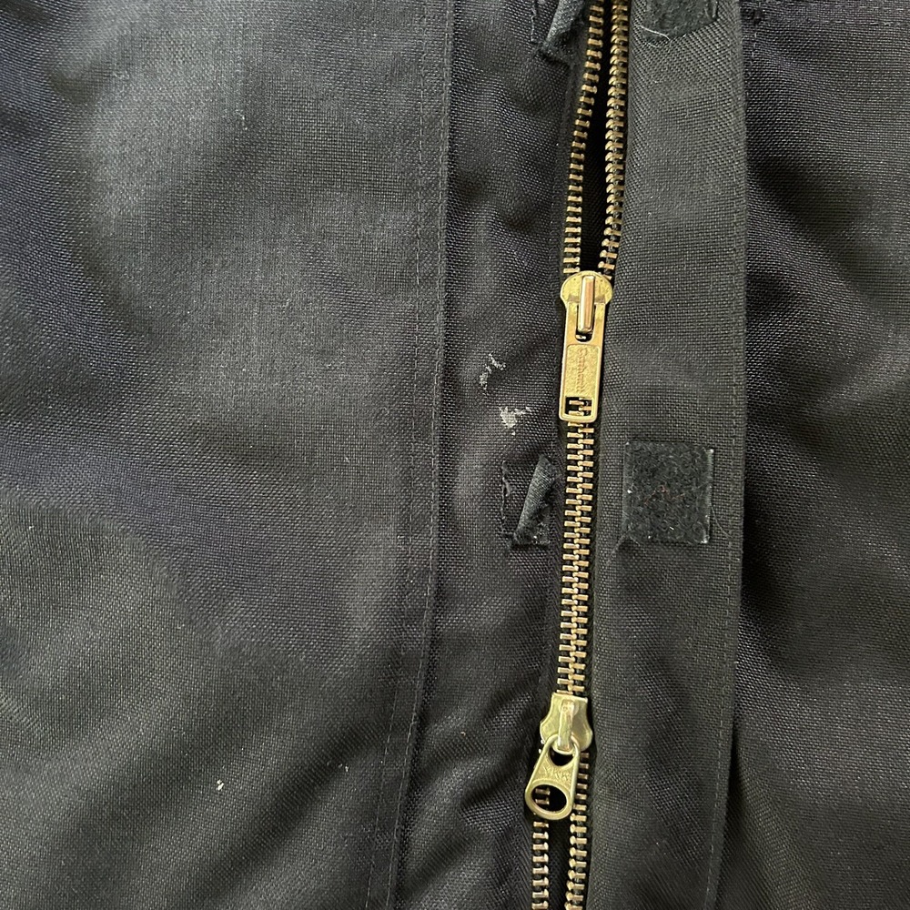 Carhartt‎ Black Chore Jacket Quilted Lined Workwear Coat Mens Vintage USA Yukon - Picture 16 of 16